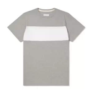 Albam Block Marl T Shirt - Grey