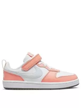 Nike Court Borough Low 2 SE Trainers - White/Pink, Size 11