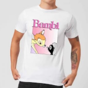 Disney Bambi Nice To Meet You Mens T-Shirt - White