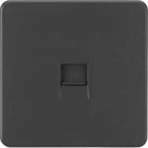 MLA Knightsbridge Screwless Telephone Master Socket Anthracite - SF7300AT