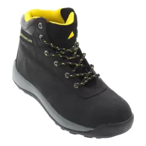 Delta Plus Unisex Nubuck Leather Hiker Safety Boots / Footwear (11 UK) (Black)