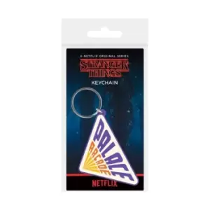 Stranger Things Rubber Keychain Palace Arcade 6 cm