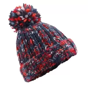 Beechfield Adults Twister Pom Pom Beanie (One Size) (Campfire Twist)