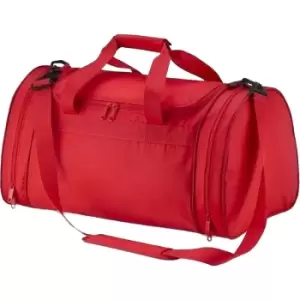 Sports Holdall Duffle Bag - 32 Litres (One Size) (Bright Red) - Quadra