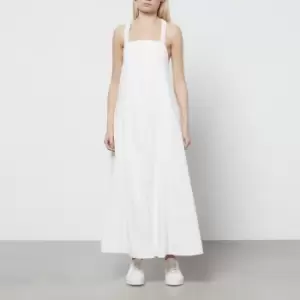 Free People Womens Desert Hearts Apron Dress - Bright White - L