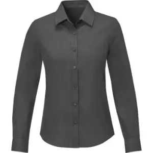 Elevate Womens/Ladies Pollux Shirt (XL) (Storm Grey)