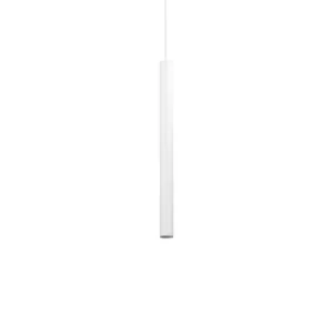 Ultrathin LED 1 Light Slim Ceiling Pendant White