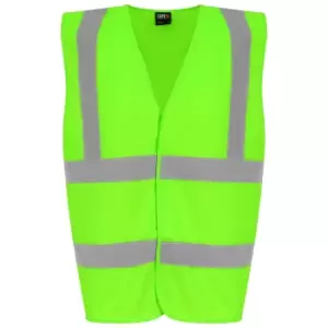 PRO RTX High Visibility Unisex Waistcoat (3XL) (Lime Green)