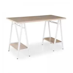 Pella home office workstation with trestle legs &ndash; Windsor