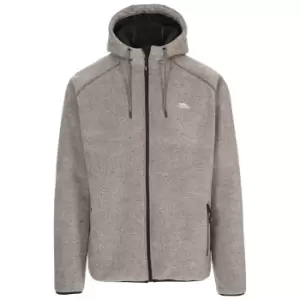 Trespass Mens Vetiver Fleece Jacket (XXS) (Latte Marl)