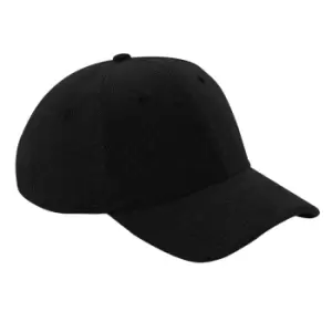 Beechfield Unisex Jersey Athleisure Baseball Cap (One Size) (Black)