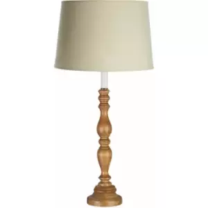 Candle Table Lamp with Round Base - Premier Housewares