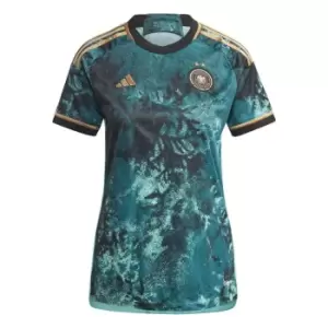 adidas Germany Away Shirt 2023 2024 Womens - Blue