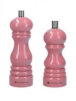 Masterclass Salt And Pepper Mill Set ; Pink