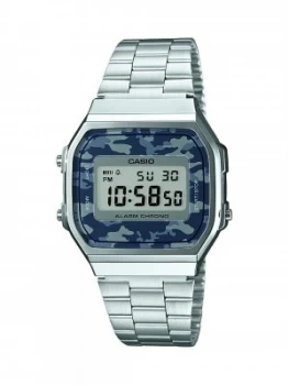 Casio Mens Silver Base Metal Bracelet Strap Watch