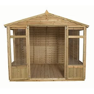 Forest Garden 8 x 6ft Oakley Double Door Summerhouse