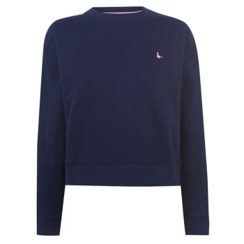 Jack Wills Mellor Plain Crew Neck Sweatshirt - Navy