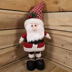 87cm 2 asstd santa / snowman with extendable legs