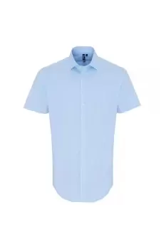 Stretch Fit Poplin Short Sleeve Shirt