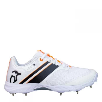 Kookaburra KC 2.0 Spike Cricket Shoes - White/Black