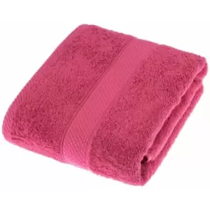 HOMESCAPES Turkish Cotton Raspberry Bath Towel - Raspberry