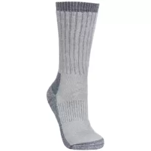 Trespass Mens Strolling DLX Walking Socks (7/11) (Grey Marl)