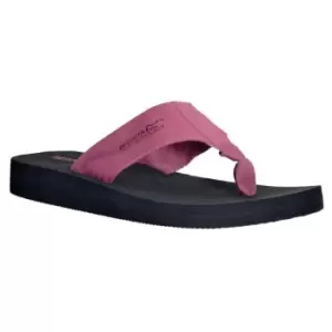 Regatta Lady Catarina Wedge Flip Flop - Blk/HeathrRo