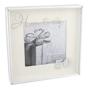 Mirror Message Frame 3x3 50th Birthday