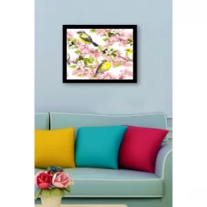 SC0946 Multicolor Decorative Framed MDF Painting