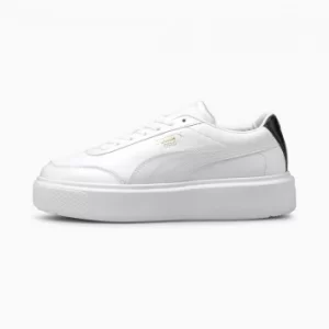 PUMA Oslo Maja Womens Trainers, White/Black, size 3.5, Shoes