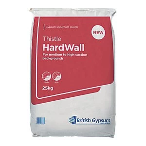 British Gypsum Thistle Hardwall Plaster - 25KG