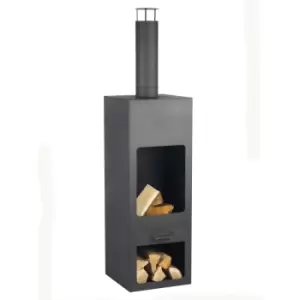 Callow Kentucky Garden Fireplace - Black