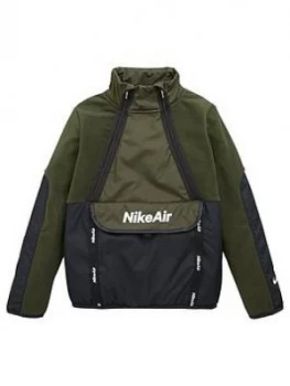 Nike Boys NSW Winterized Air Top - Black, Size M