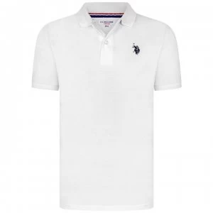 US Polo Assn Pique Polo - Bright White