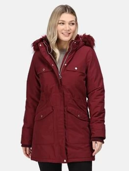 Regatta Samiyah Waterproof Insulated Jacket - Claret, Size 18, Women