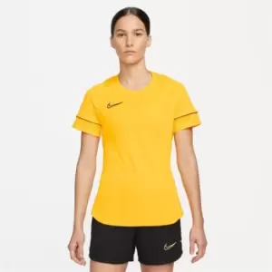 Nike Dri-FIT Academy Womens Short-Sleeve Soccer Top - Orange