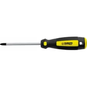 Yamoto Tri-line Phillips Screwdriver, No. 2 Phillips Tip, 200mm Blade