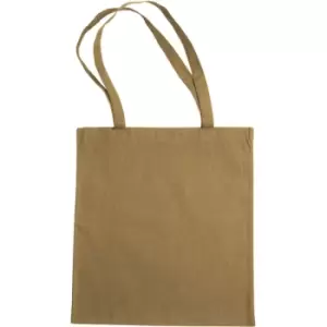 Jassz Bags "Beech" Cotton Large Handle Shopping Bag / Tote (Pack of 2) (One Size) (Iced Coffee) - Iced Coffee