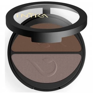 INIKA Pressed Mineral Eyeshadow Duo - Choc Coffee