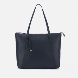 Radley Womens Wood Street Large Zip Top Tote Bag - Ink