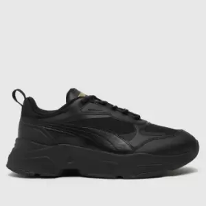 PUMA Black Cassia Trainers