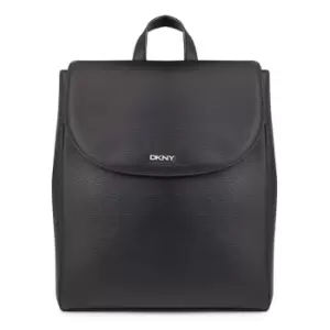 DKNY Sutton Flap Backpack - Black