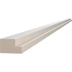 Kitchen Kit Flatpack Slab Multi Rail Super Gloss 2745mm in Cashmere Mdf