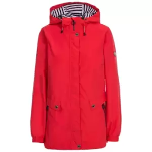 Trespass Womens/Ladies Flourish Waterproof Jacket (M) (Red)