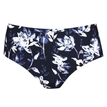 Firetrap Scoop Bikini Bottoms - Black Flwr Prnt