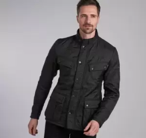 Barbour International Mens Ariel Polarquilt Jacket - Black - XXL