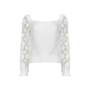 French Connection Juri Mozart Caballo Jumper - White