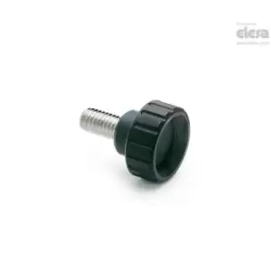 ELESA Fluted knob-BT.25 p-M6x20