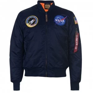 Alpha Industries Bomber Jacket - Rep Blue 07