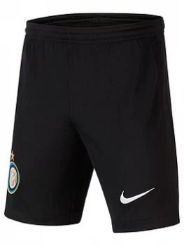 Nike Youth Inter Milan 20/21 Home Shorts - Black, Size S